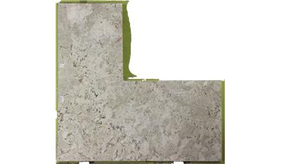 Adonis White Granite slab 