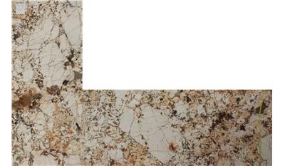 Barbados Sand Granite slab 