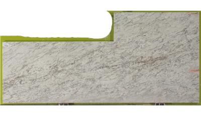 Thunder White Granite slab 