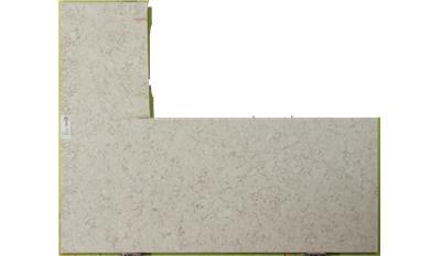 Alba/Snowcap 2CM 63x130 Quartz slab 