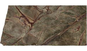 Rainforest Green Marble slab 2 cm