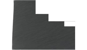 Carbon Grey Granite slab 3 cm