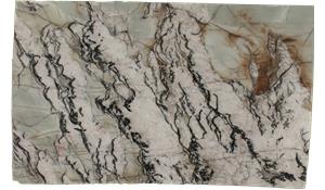 Verde Bonsai Quartzite slab 3 cm